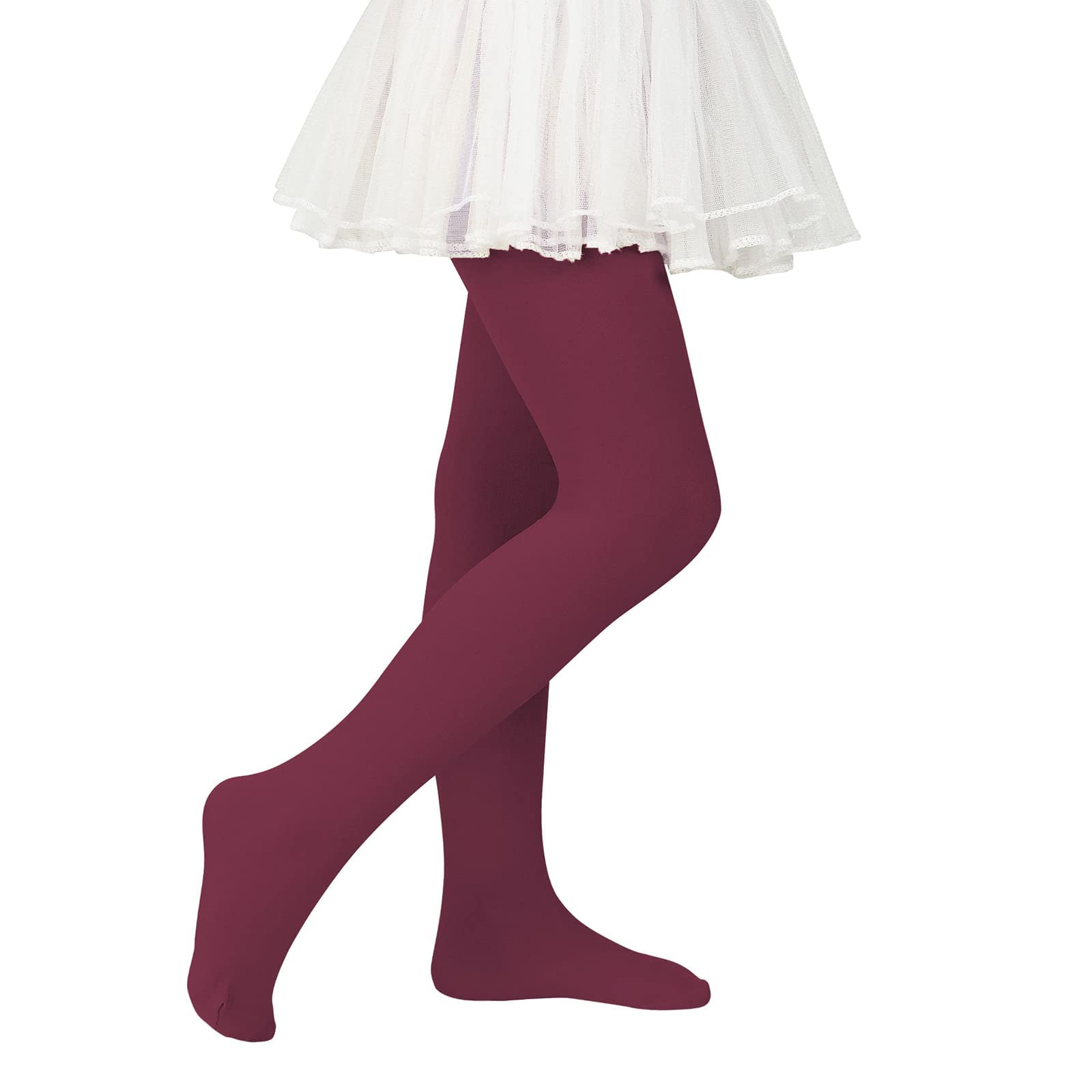 American Trends Girls Ballet Tights, Soft Stretchy Toddler Dance Tights