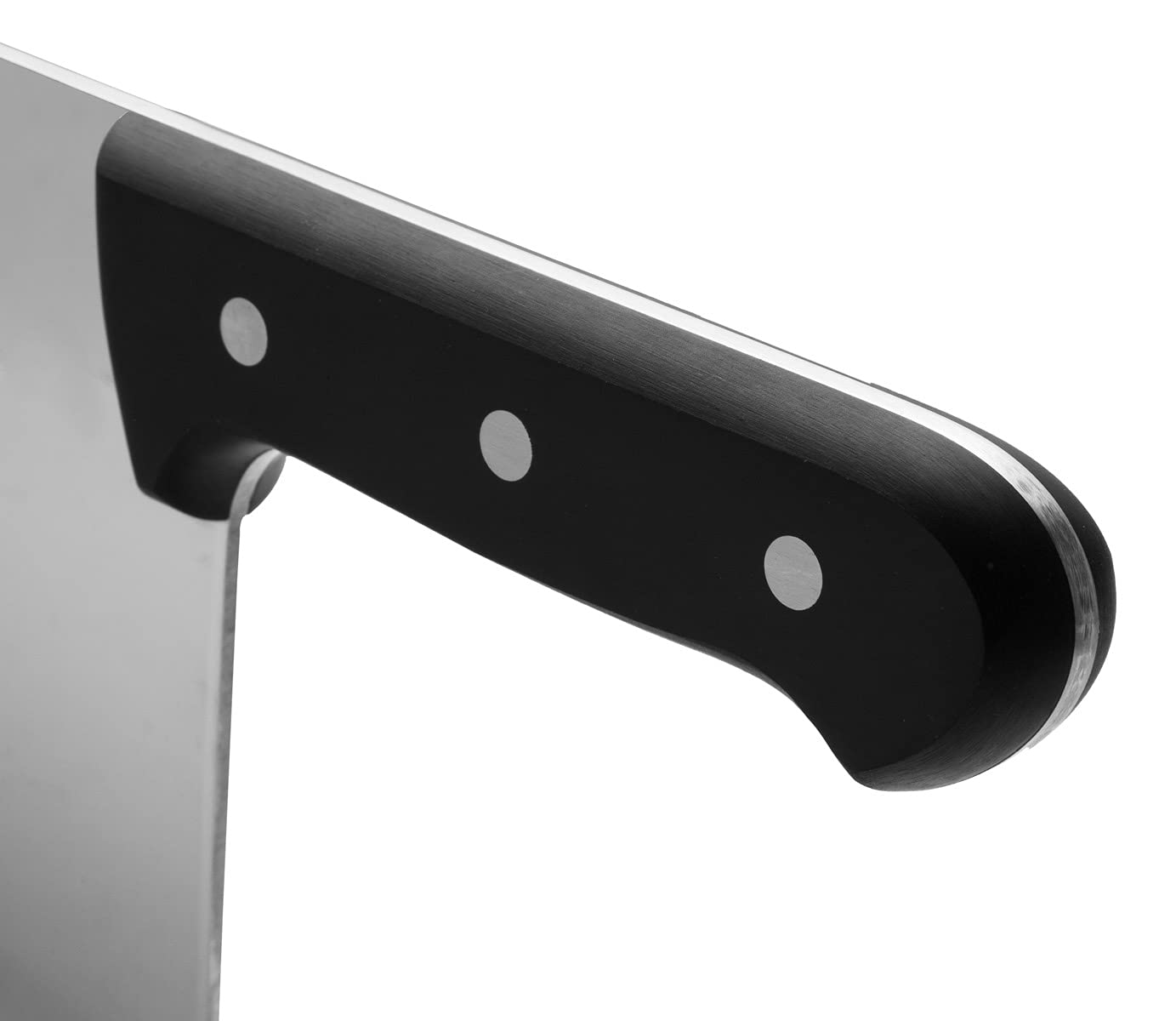 ARCOS Nóż kuchenny Cleaver Knife Butcher Knife. ostrze ze stali Nitrum o długości i. uchwyt z (POM) w kolorze czarnym (i). seria Universal. kolor czarny.