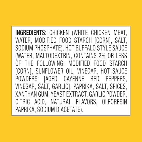 Image of StarKist Chicken Creations inchBig Size inch BOLD Buffalo, 5 oz Pouch (3 Pack) Ready to Eat Premium White Meat Chicken, 21g Protein Per Serving, Gluten Free, Perfect for Salads, Meals and Snacks