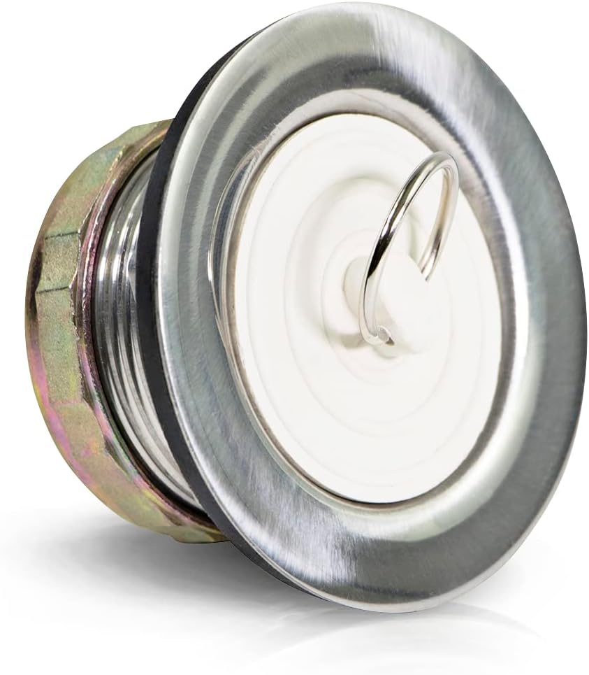 Highcraft 9783 Stainless Steel Bath Tub Drain Assembly with Rubber