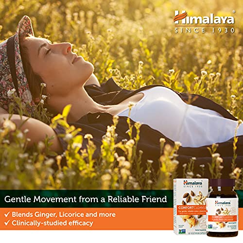 Himalaya ComfortCleanse for Detox and Gentle Colon Cleanse & Occasional Constipation, Vegetarian, 500 mg, 60 Capsules, 1 Month Supply - Image 4