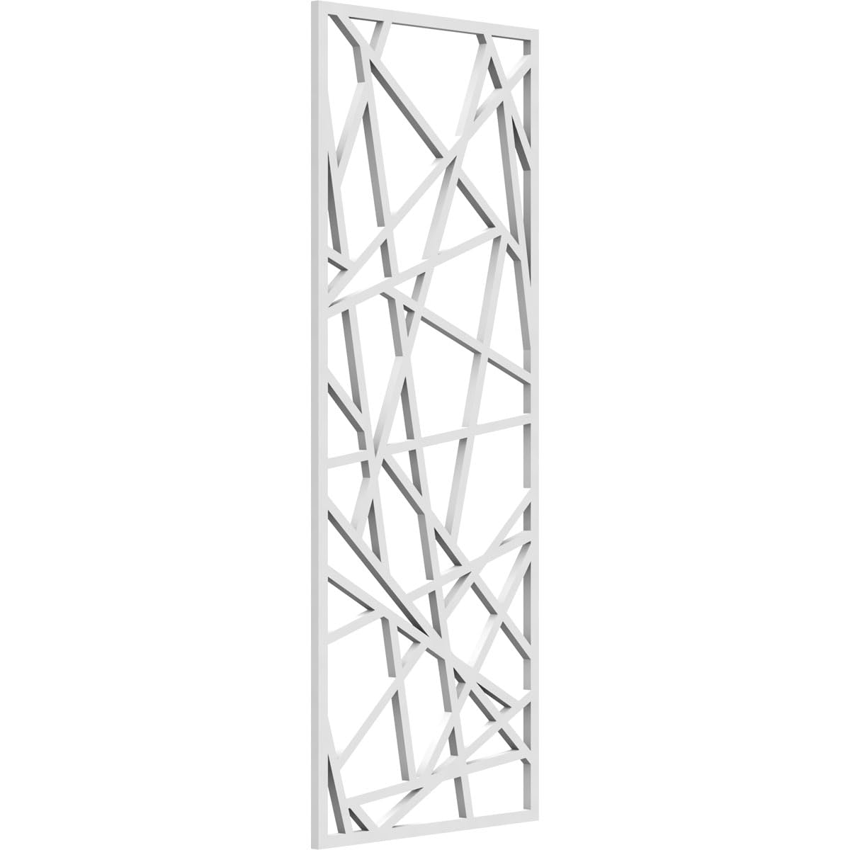 11 3/8"W x 29 3/8"H x 3/8"T Conway Decorative Fretwork Wall Panels in Architectural Grade PVC