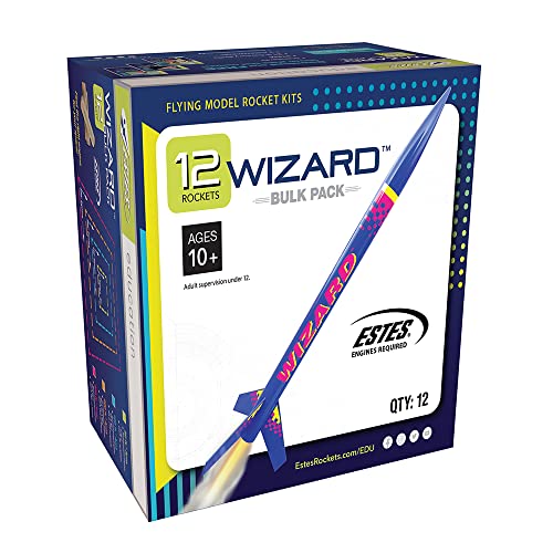 Estes 1754 Wizard Flying Model Rocket Bulk Pack (Pack Of 12) | Intermediate Rocket Kit thumb #9