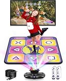 Acelufly Tapis de danse antidérapant avec caméra pour TV, manette sans fil, jeu amusant pour enfants et adultes, cadeaux pour filles et garçons