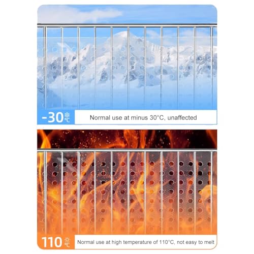 Mallas de plástico perforadas impermeables de alta resistencia para balcón y ventana 6