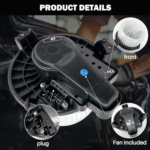 Image of 700249 AC Heater Blower Motor Fan Assembly Fit for Toyota Corolla 2009-2019 ，Prius 2010-2015 ， Prius v 2012-2017, 8710302210, 871030R010, 8710342101, TO3126127