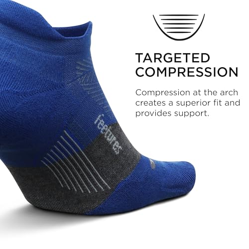 Image of Feetures Elite Light Cushion Mini Crew Sock - Sport Sock with Targeted Compression