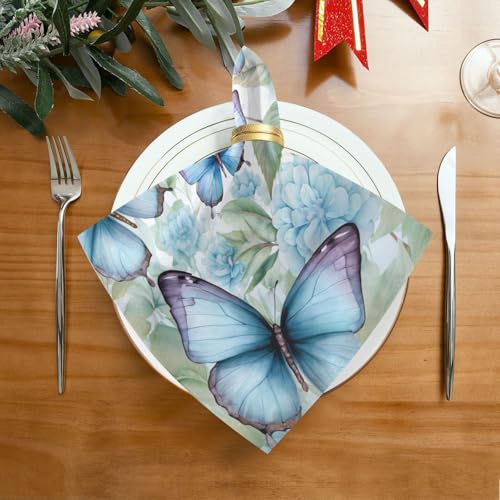 Servilletas de Tela Senya Mariposas Multicolor Pack 6 miniatura 3