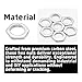 Klyeola 45Pcs M9*0.75 * 2 Carbon Steel Hex Nuts, Metric Thread, Finished Fasteners, Rust Resistant, Heavy Duty Hardware Nuts for Bolts, DIY & Industrial Use