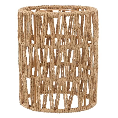 Boho Rattan Lampenschirm - Natürliches Design für Hängelampen und...