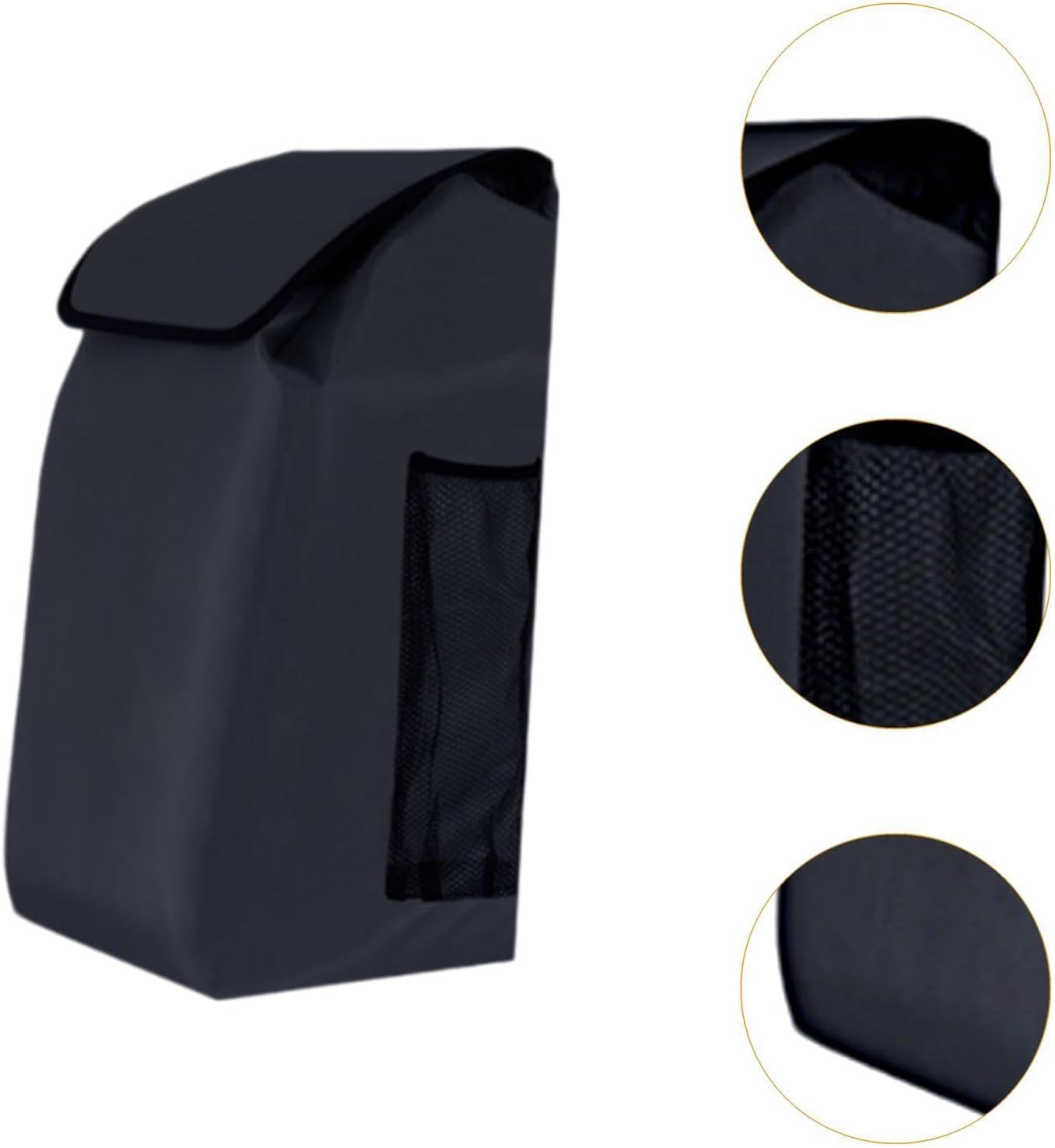 Shopping Cart Bag Storage Bag Spare Bag with Front Pocket Waterproof Fold up Hand Truck Accessories Trolley Replacement Bag, Black