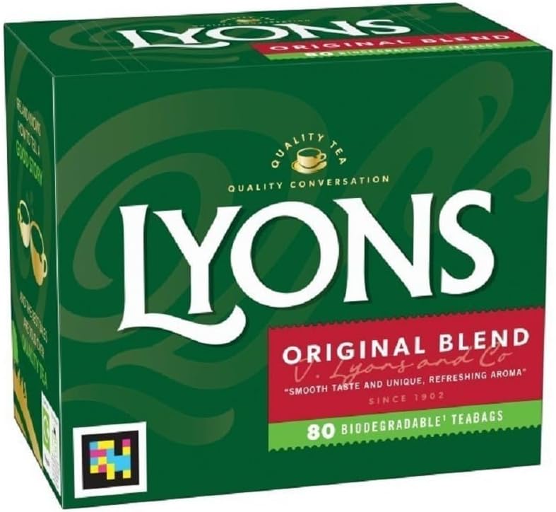 Lyons, Tea Bags Original, 80-Bag (12 Pack)