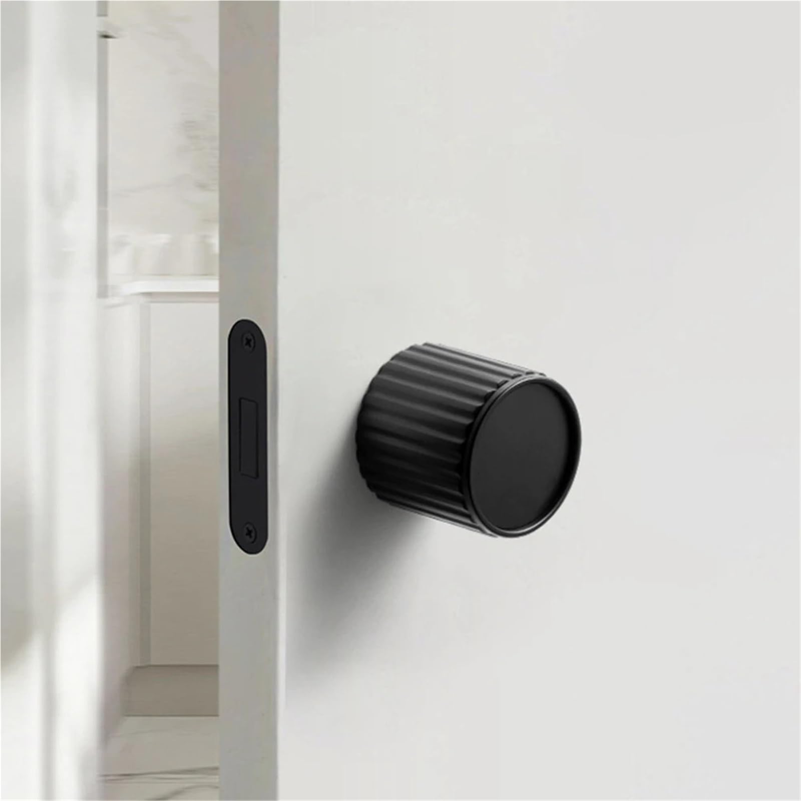 Serrure de porte de chambre anti-blocage avec système d'urgence et clé cachée