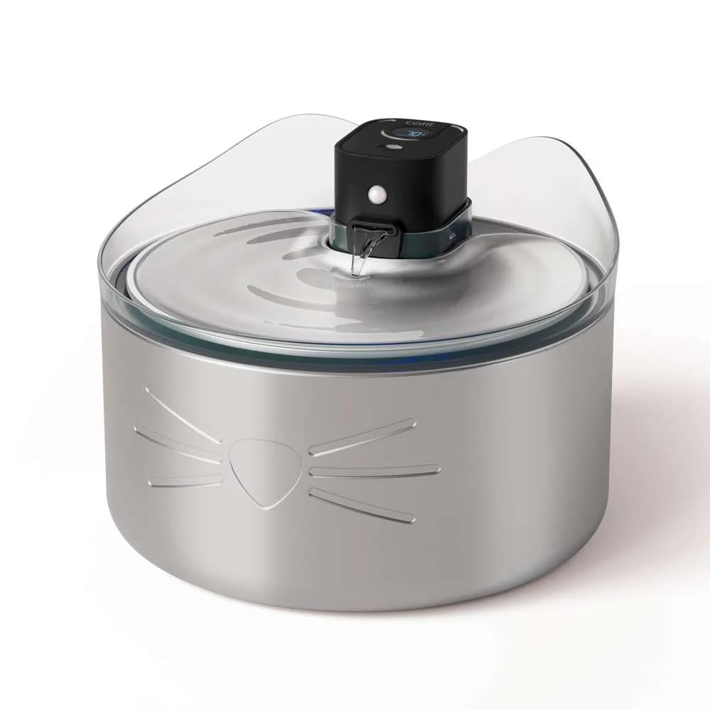 Fuente Sin Cables Catit PIXI de Acero Inoxidable UVC, 5 l