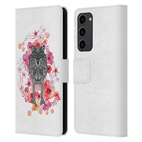 Coque portefeuille Samsung S23 Plus motif Loup Monika Strigel pour le quotidien
