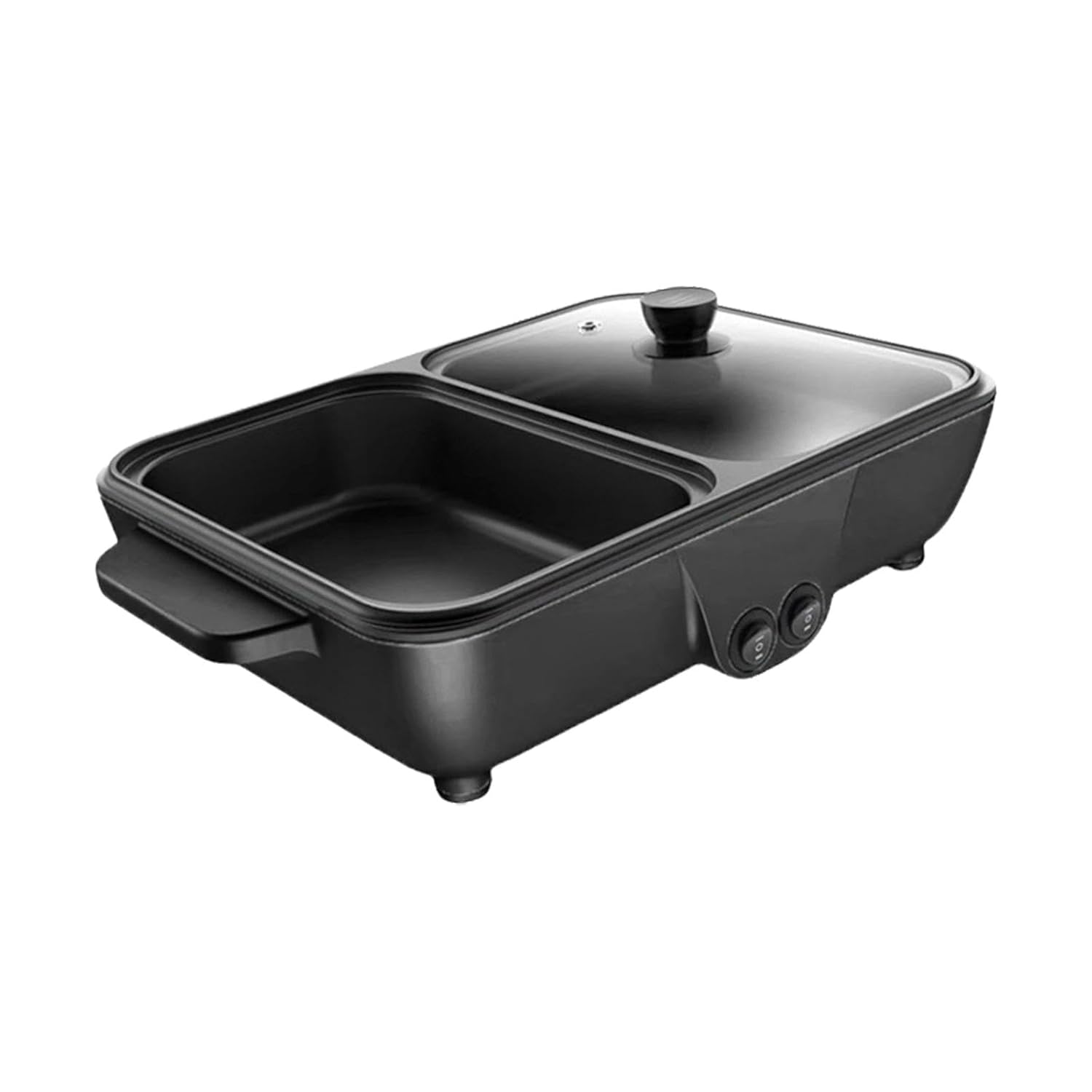 MERISHOPP Electric Hot Pot with Grill Kitchen Cooker for Family Dinner Home Apartments Black| Home & Garden | Kitchen Tools MERISHOPP Electric Hot Pot with Grill Kitchen Cooker for Family Dinner Home Apartments Black| Home & Garden | Kitchen Tools