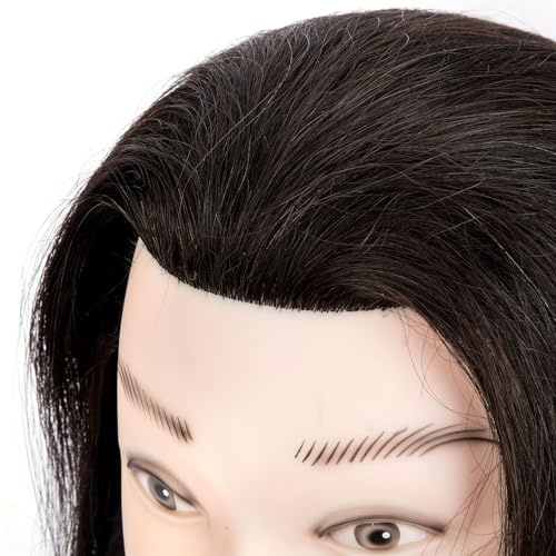 mannequin head human hair cosmetology students mannequin head styling heads barber mannequin head male with beard for cutting or dressing