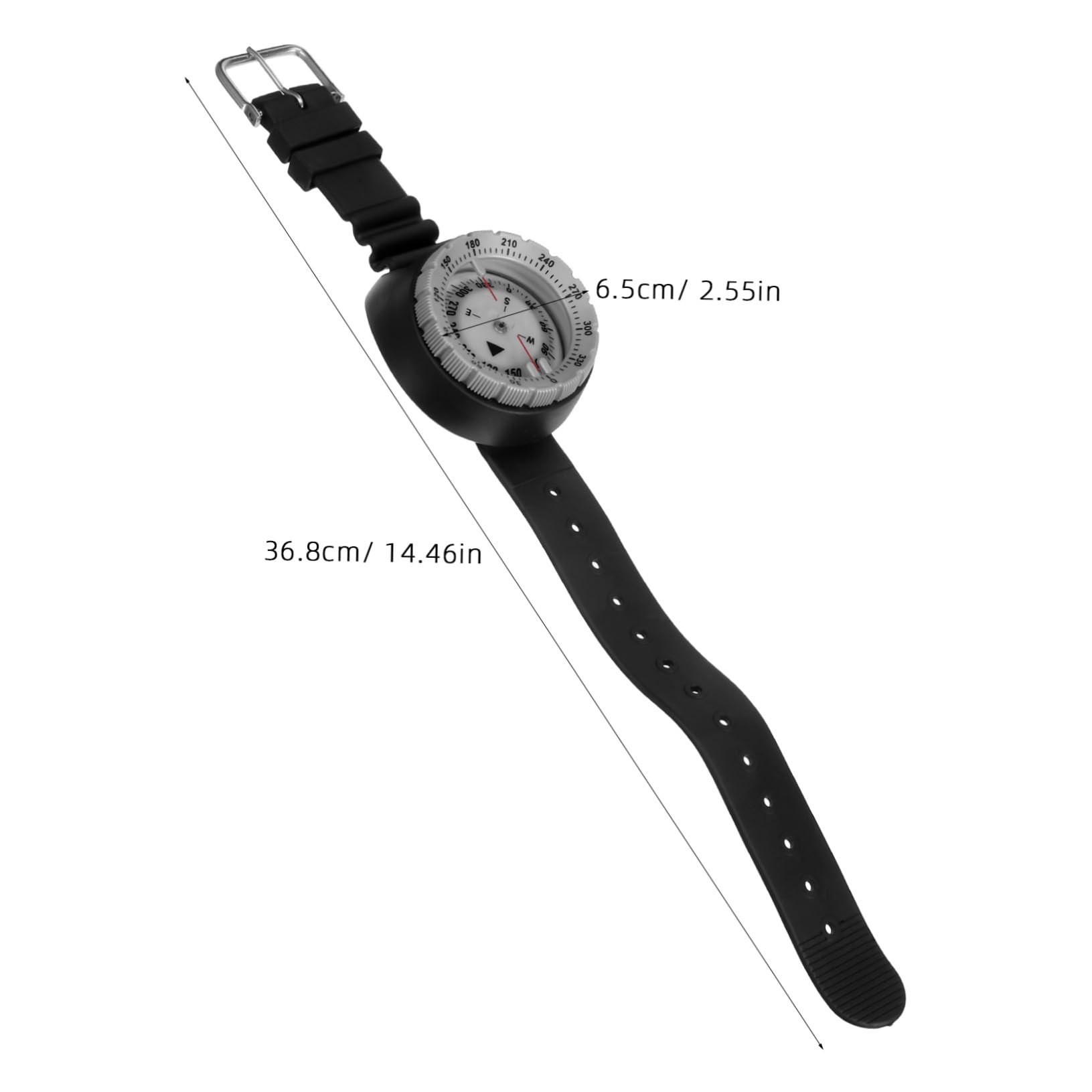Toyvian Reloj Brújula Brújula de Buceo para Hombres Herramienta de Navegación de Muñeca para Mochileros para Actividades al Aire