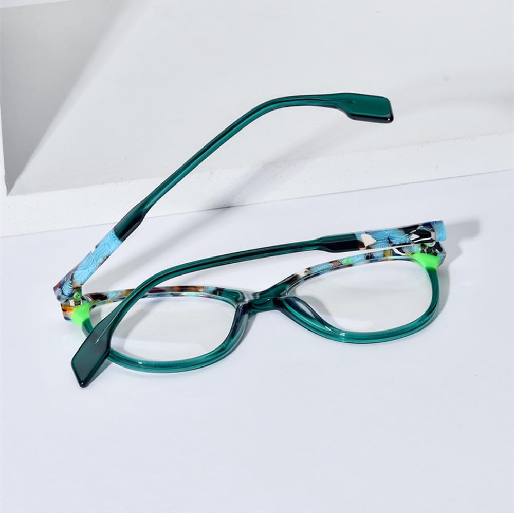 MUTYNE Mehrfarbige Acetat-Brillengestelle für Herren, Vintage, quadratisch, für Damen und Herren