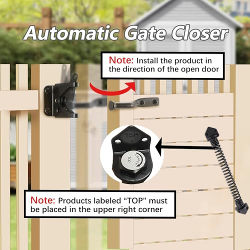 Cerrojos Home Master Hardware para puertas de jardín de madera resistentes 4