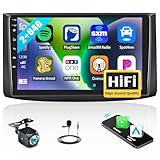 [2+64G] AMprime Android 13 Car Stereo for Chevy Chevrolet Aveo 2006-2012 with Wireless Carplay&Android Auto,9 Inch Touch Screen Car Radio with Bluetooth FM/RDS HiFi WiFi GPS Dual USB+Backup Camera