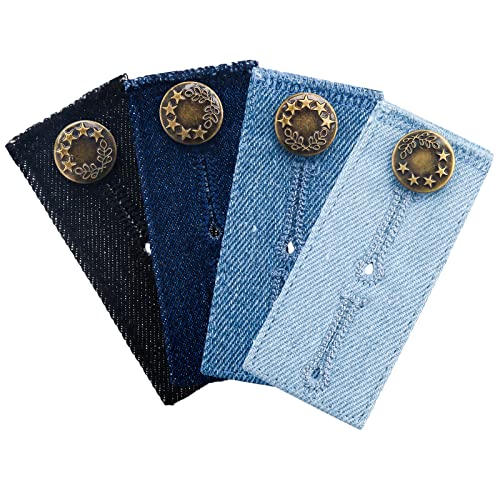 Lot De 6 Boutons De Rallonge Et Boutons Jean - Couleur Cuivre Foncé, 1.38", Neuf
