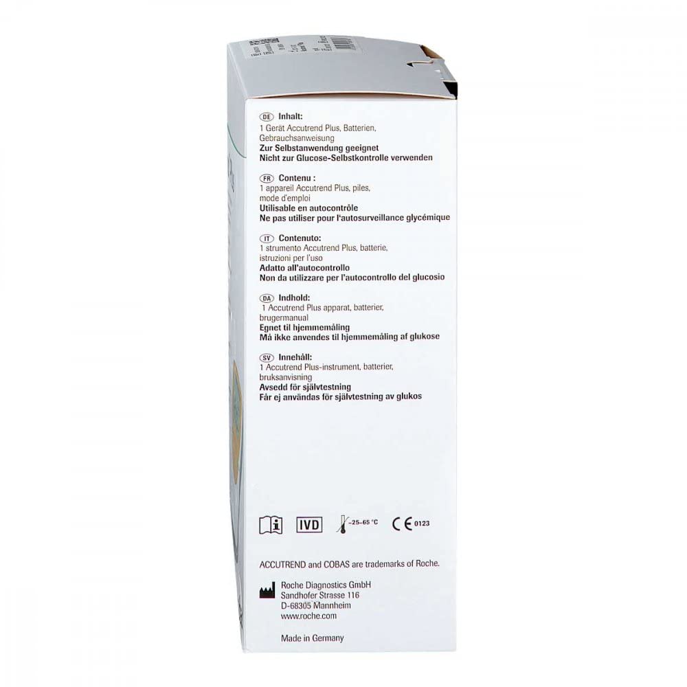 Accutrend Plus mg/dl 1 Pc by ROCHE DIAGNOSTICS SpA