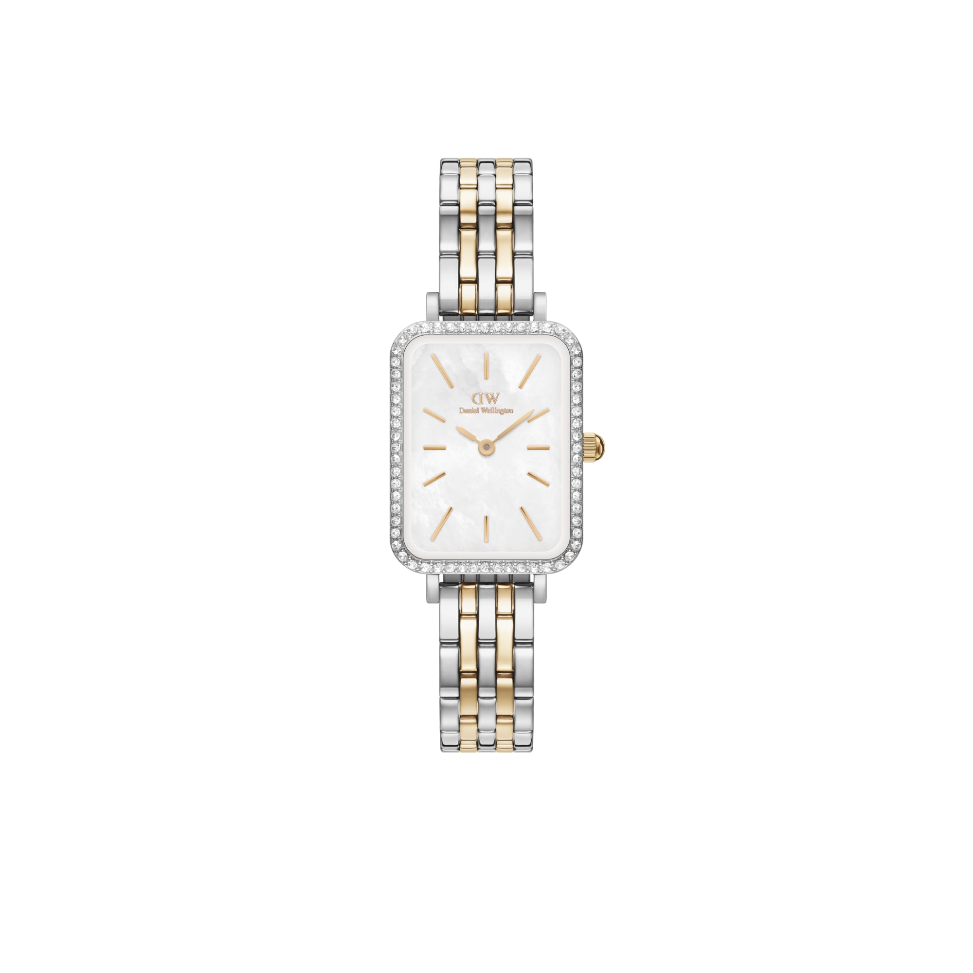 Daniel Wellington Women Analogue Mother of Pearl White Square Dial Watch- DW00100671K (B0CNGY222B) Amazon Price History, Amazon Price Tracker