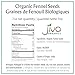 Organic Fennel Seeds 1.75 LB LARGE Bulk Bag - Gluten Free, Non GMO, For Fennel Tea and Cooking - Non Irradiated by Jiva Organics