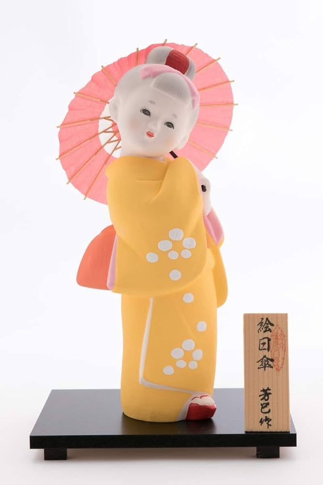 【縁起物】 幸せを運び込む博多人形さま 縁起物】 幸せを運び込む博多人形さま