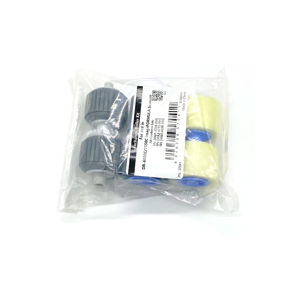 Generic 4009B001AA - Kit di rulli di scambio per scanner CanonDR-7550C DR-9050C DR-6050C