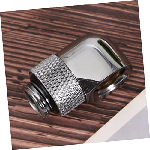 Adaptador de latón resistente SHINEOFI con acabado plata para refrigeración de PC 4