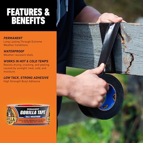 Gorilla 6009002 All Weather Outdoor Waterproof Duct Tape thumb #3