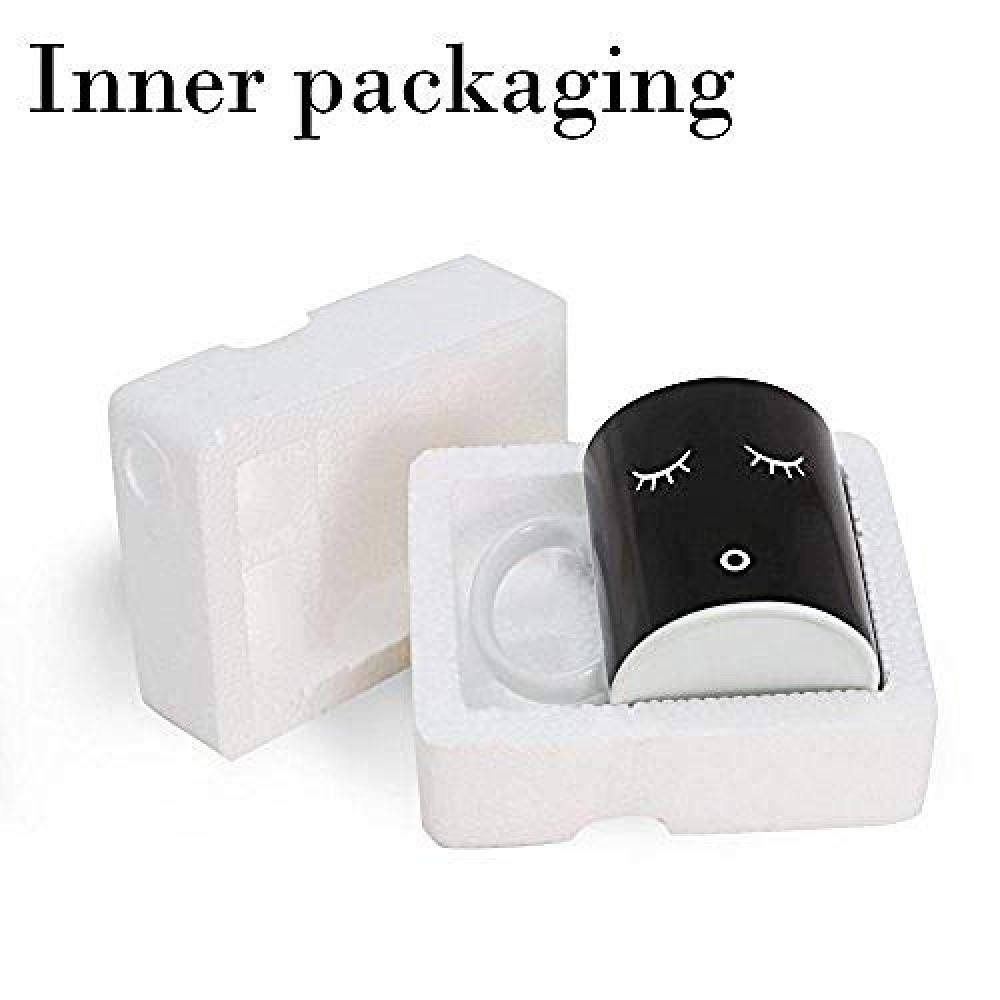 Taza mágica que cambia de color para cumpleaños, oficina, amigo, familia, regalo @negro 6@Black7
