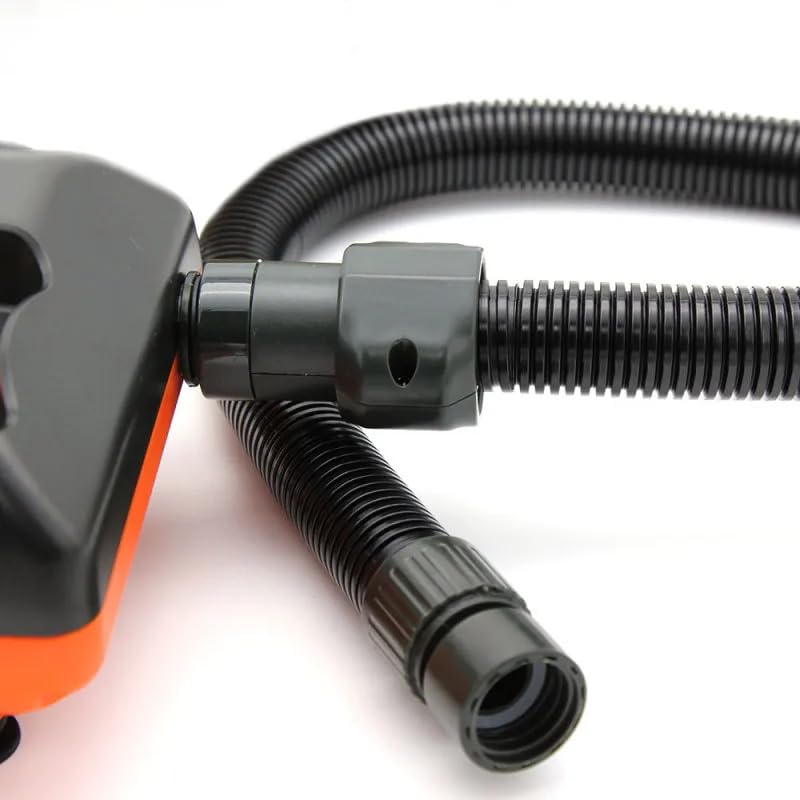 RYDE E-Pump First - Pompe Électrique Sup Haute Pression 16 PSI – Gonfleur 12V Allume-Cigare Rapide pour Paddle, Kayak et Bateau Gonflable – Stop Automatique & 5 Embouts Inclus – Débit 70L/Min