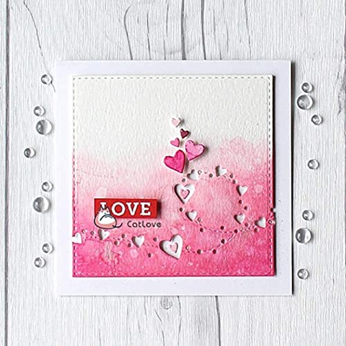 Heart Lace Cutting Dies,Diy Scrapbooking Artist Metal Cutting Dies Stencils Diy Scrapbooking Album Cards Making Decor #TOP5