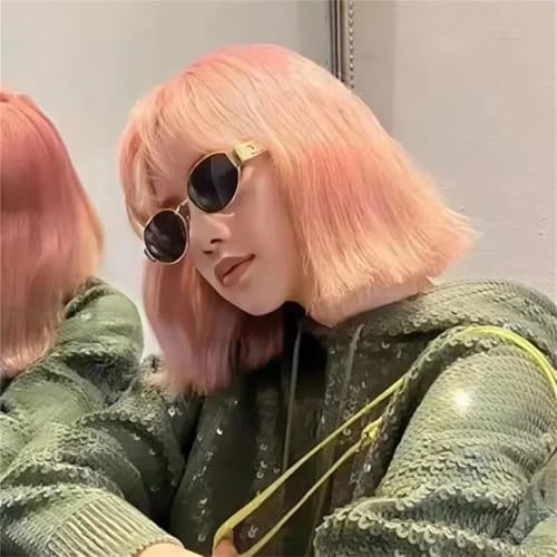 Metal Sunglasses for Men and Women Sun Glasses Oval Eyewear Shades Uv4004