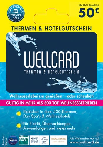 WellCard - Ihr Thermen & Hotelgutschein - für Deutschland - Gutschein per Post für Deutschland und Österreich