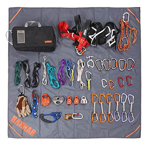 BARHAR Rock Climbing Quick Deploy Bag Waterproof Outdoor Tree Climbing Gear Rope Bag& Carry Straps