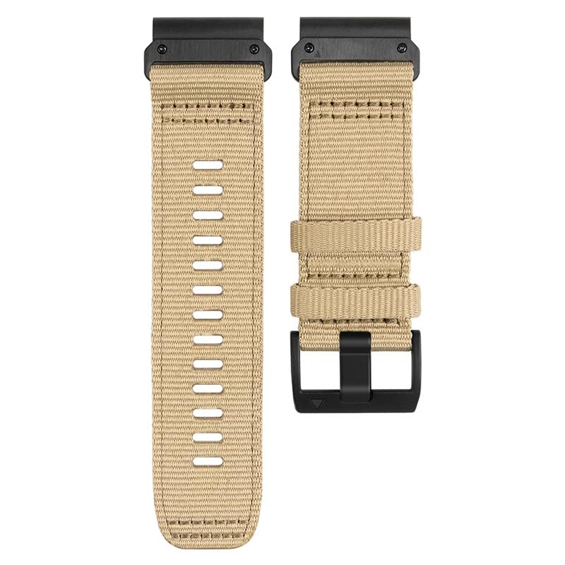 Sangle en nylon élastique contre irritations pour Garmin Quatix et Tactix