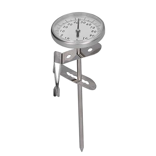 Termómetro de marcación de lectura instantánea, acero inoxidable para cocinar carne y freír con sonda, para cocina, restaurante, caramelo