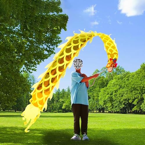 Drapeaux de danse du dragon jaune pour réussir vos figures de jonglage - 2