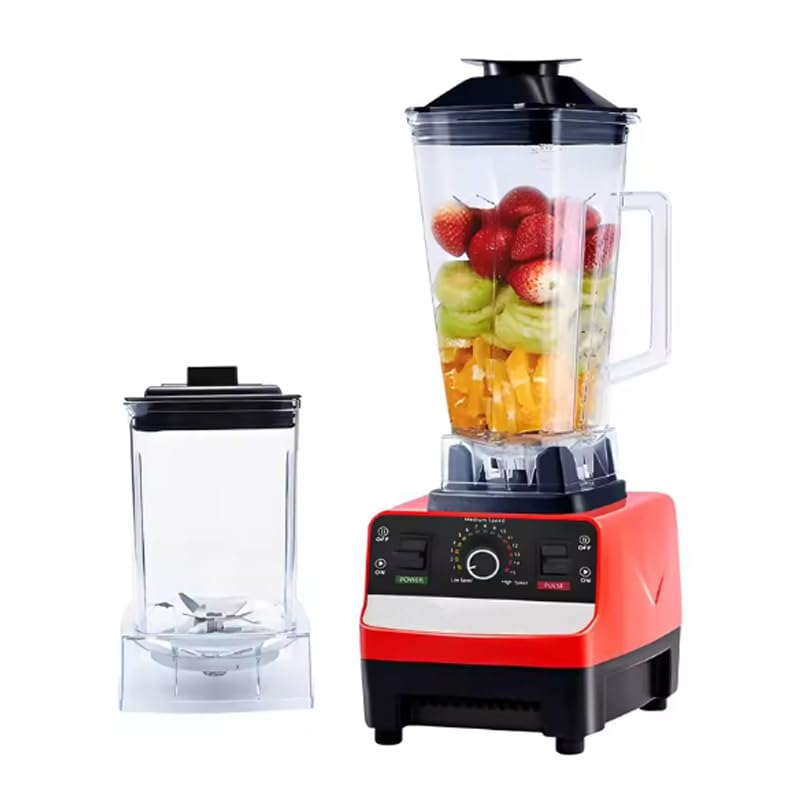 2000W Heavy Duty Commercial Blender Stationary Mixer Food Processor Ice Smoothies for Kitchen High Power Juicer Blender BPA Free