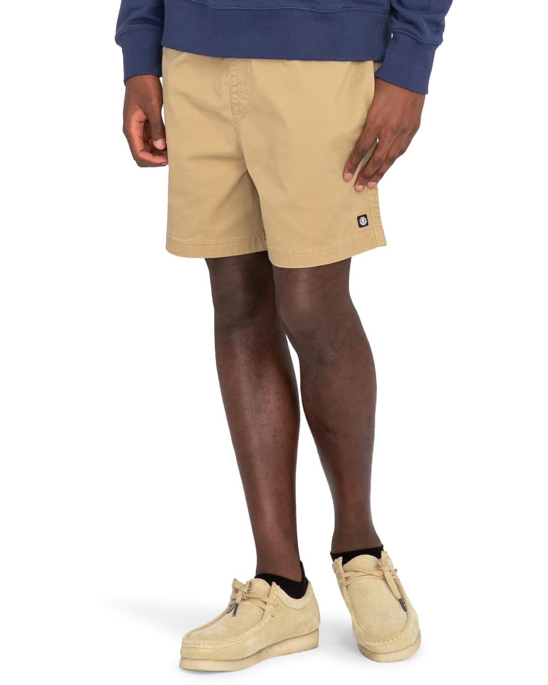 Element Beige Twill Short Trousers Khaki - Male - Casual Shorts - Xl - Shorts