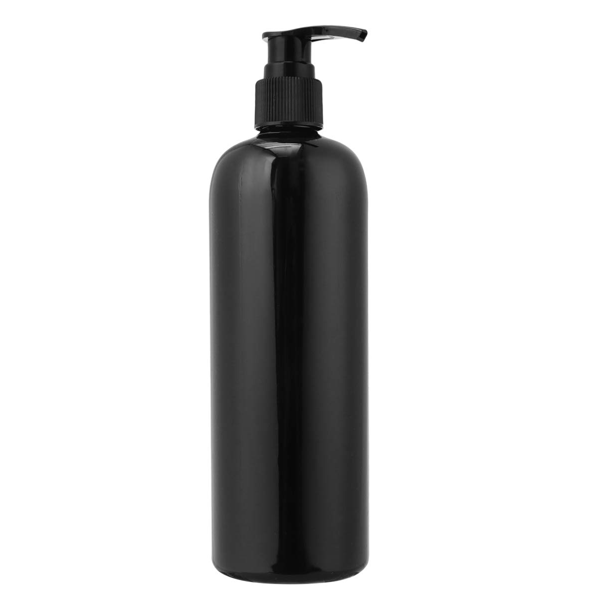 6x Shampoo-Pumpspender, Auslaufsicher – Für 1-Liter-Flaschen, Schwarz, Dosierung 4 Ml, Mit Schlauch