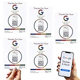 NFC Tap Sticker (5-Pack) by Review Highway - Compatible with Google Reviews - NFC Tap & QR Scan for Instant Reviews - Boost SEO - iPhone/Android Compatible – Reusable and Zappy Fast (5 Stickers)