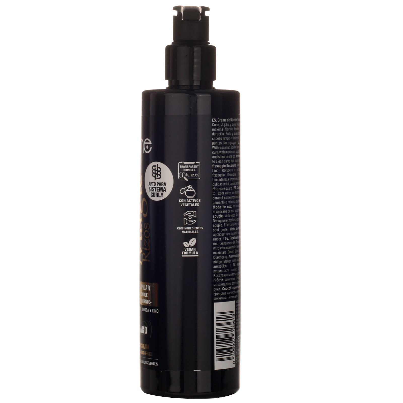 Tahe Magic Rizos Crema capilar de fijación fuerte antiencrespamiento Custards ideal para cabello teñido (300 ml)