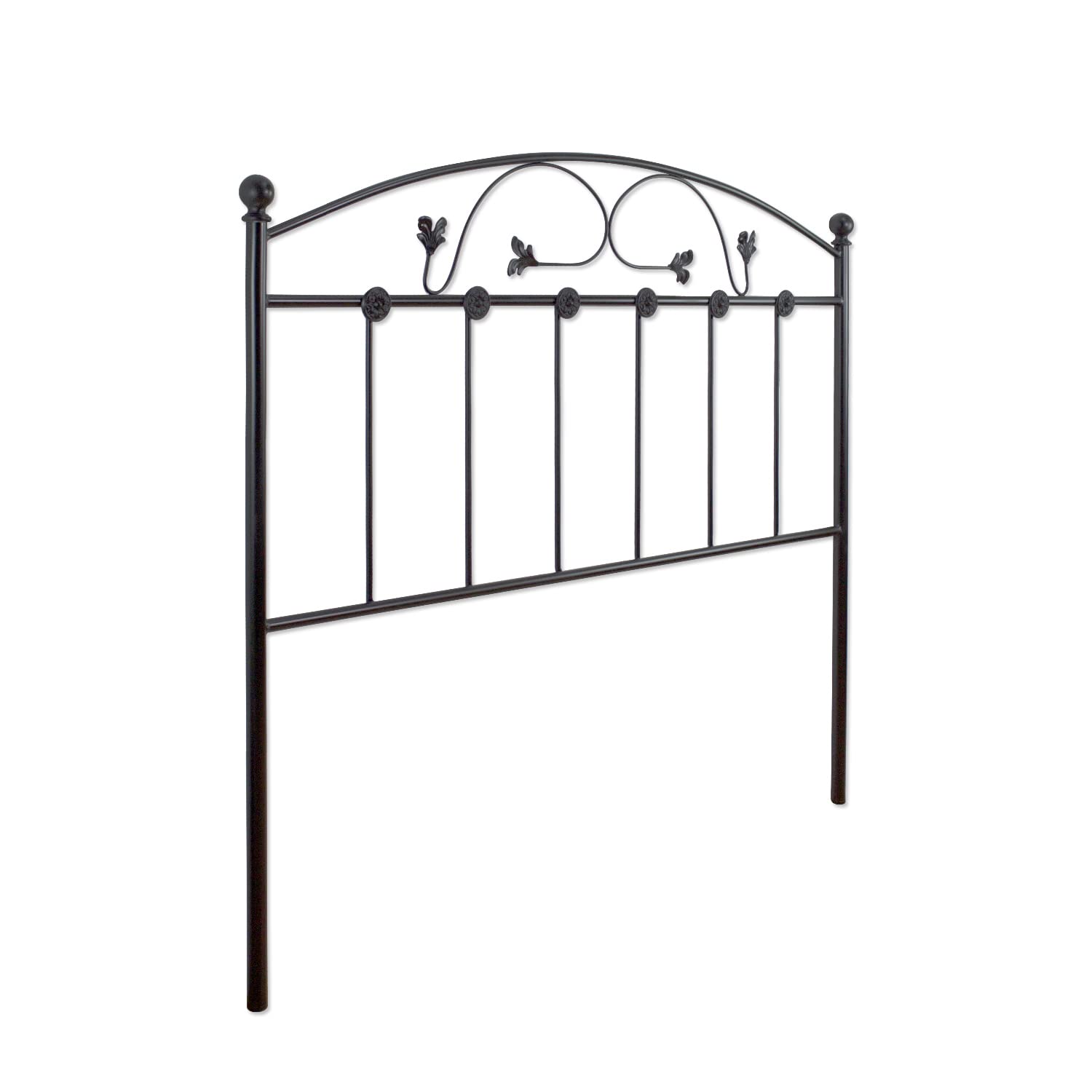 Genérico Cabecero de forja Modelo Montalbán, Hecho a Mano en Nuestros Talleres Andaluces. Disponible en Varias Medidas y Colores (para Cama de 90 cm, Black)
