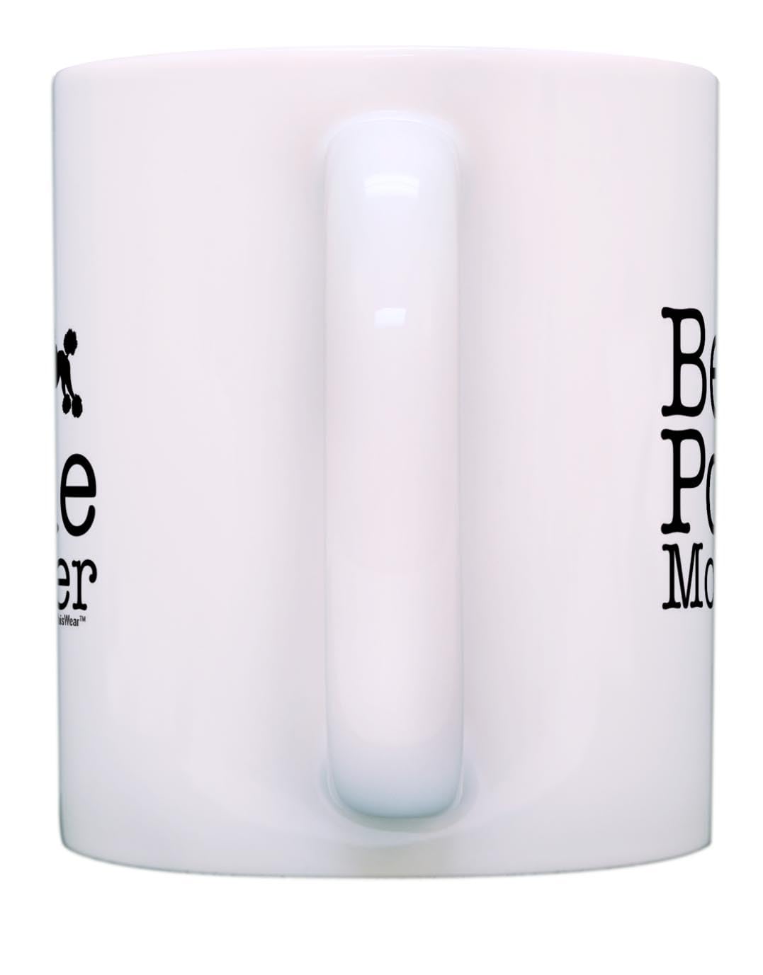 ThisWear Dog Lover Gifts Best Poodle Mom Ever Animal Pet Owner Rescue Gift 11oz Ceramic Coffee Mug with Handle White