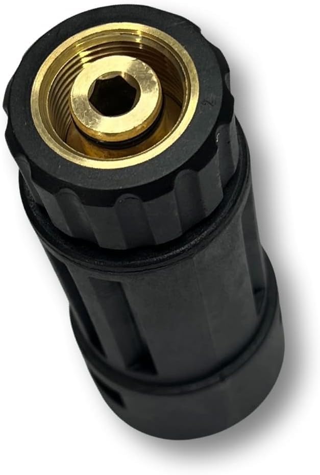 M&M Smartek Adaptador B adecuado para/adecuado para Kärcher como 2.642-893.0 (M22 x 1,5 IG: bayoneta) - Bayoneta K a rosca interior M22 para limpiadores de alta presión profesionales